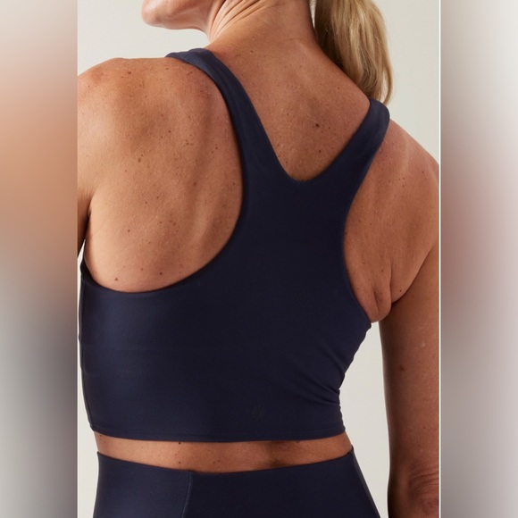 NWT Athleta Conscious Crop A-C | NAVY - Picture 5 of 8